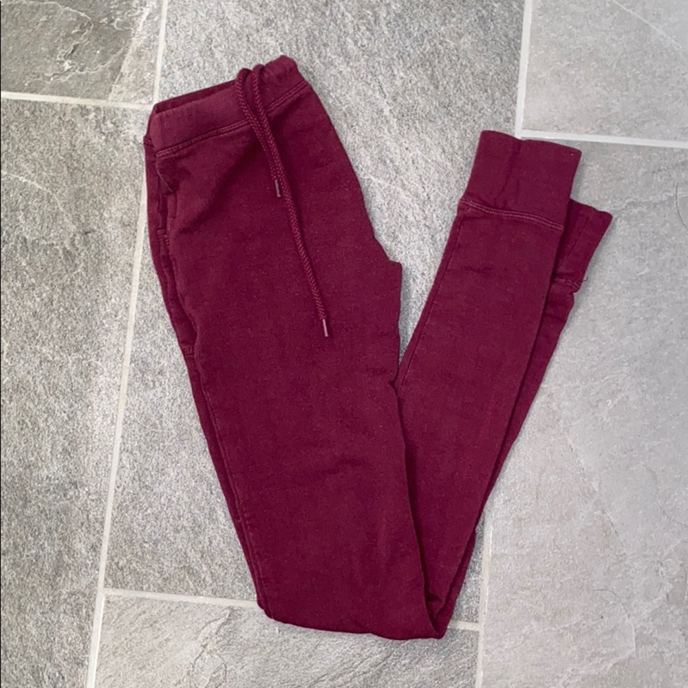 Aeropostale Burgundy Joggers